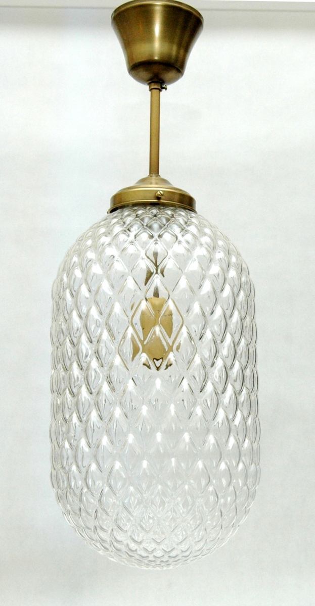 Mosadzná závesná lampa, mosadzný luster