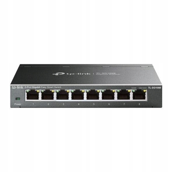 Tp-link Switch zarządzalny TP-Link TL-SG108E V6 8x