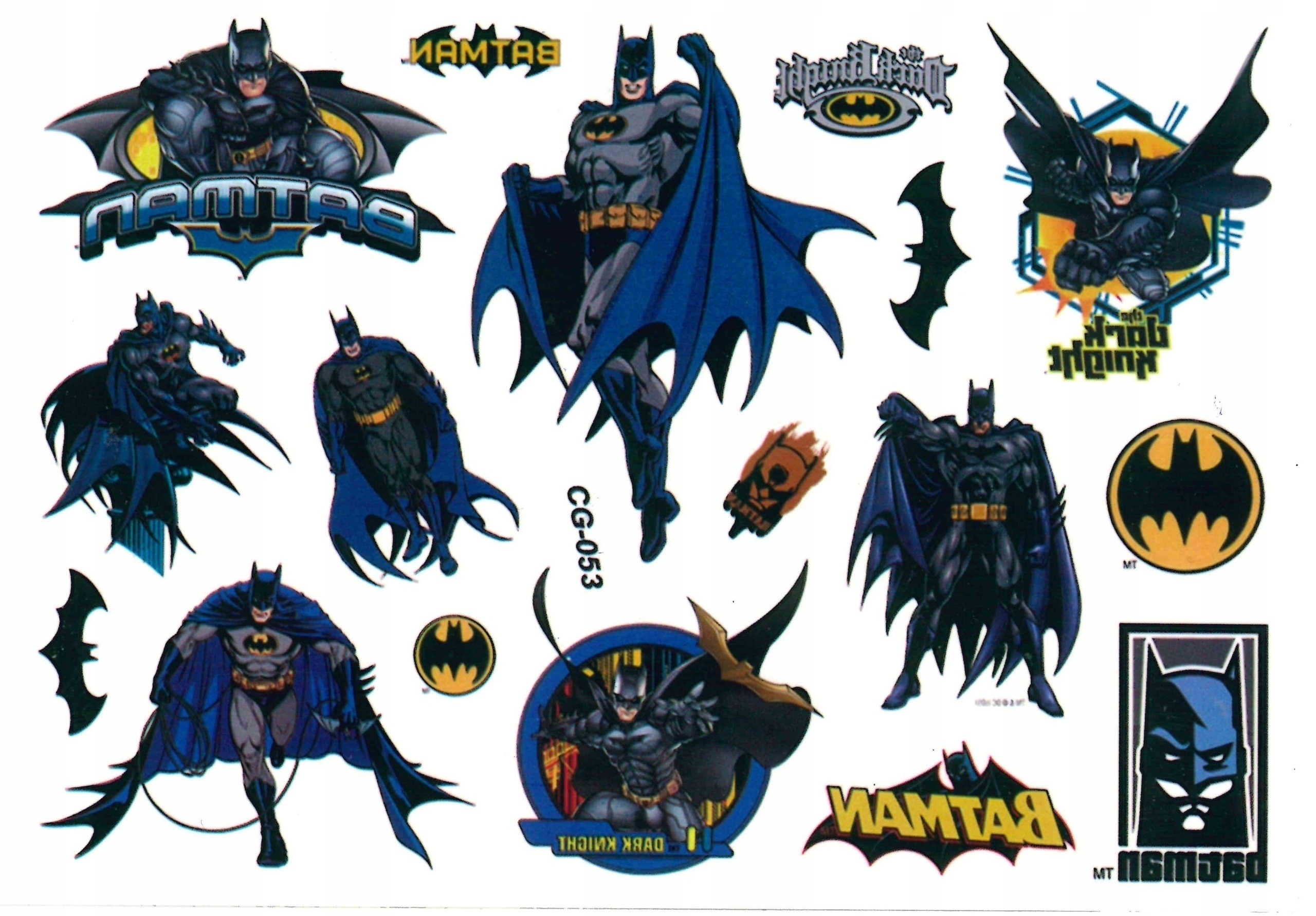 

Tatuaż zmywalny dla dzieci Batman CG053