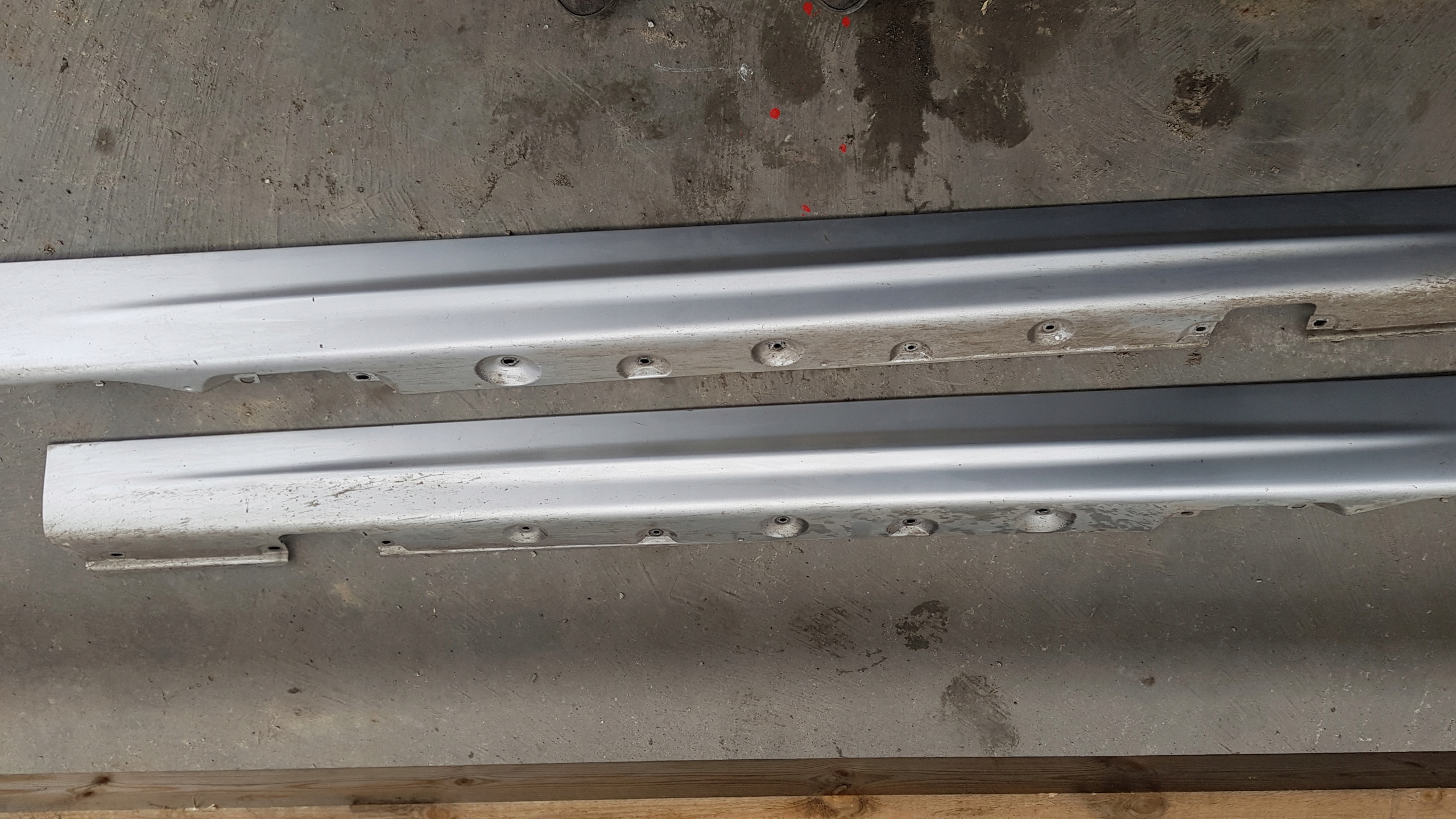 BMW E46 moulding threshold left right TITANSILBER