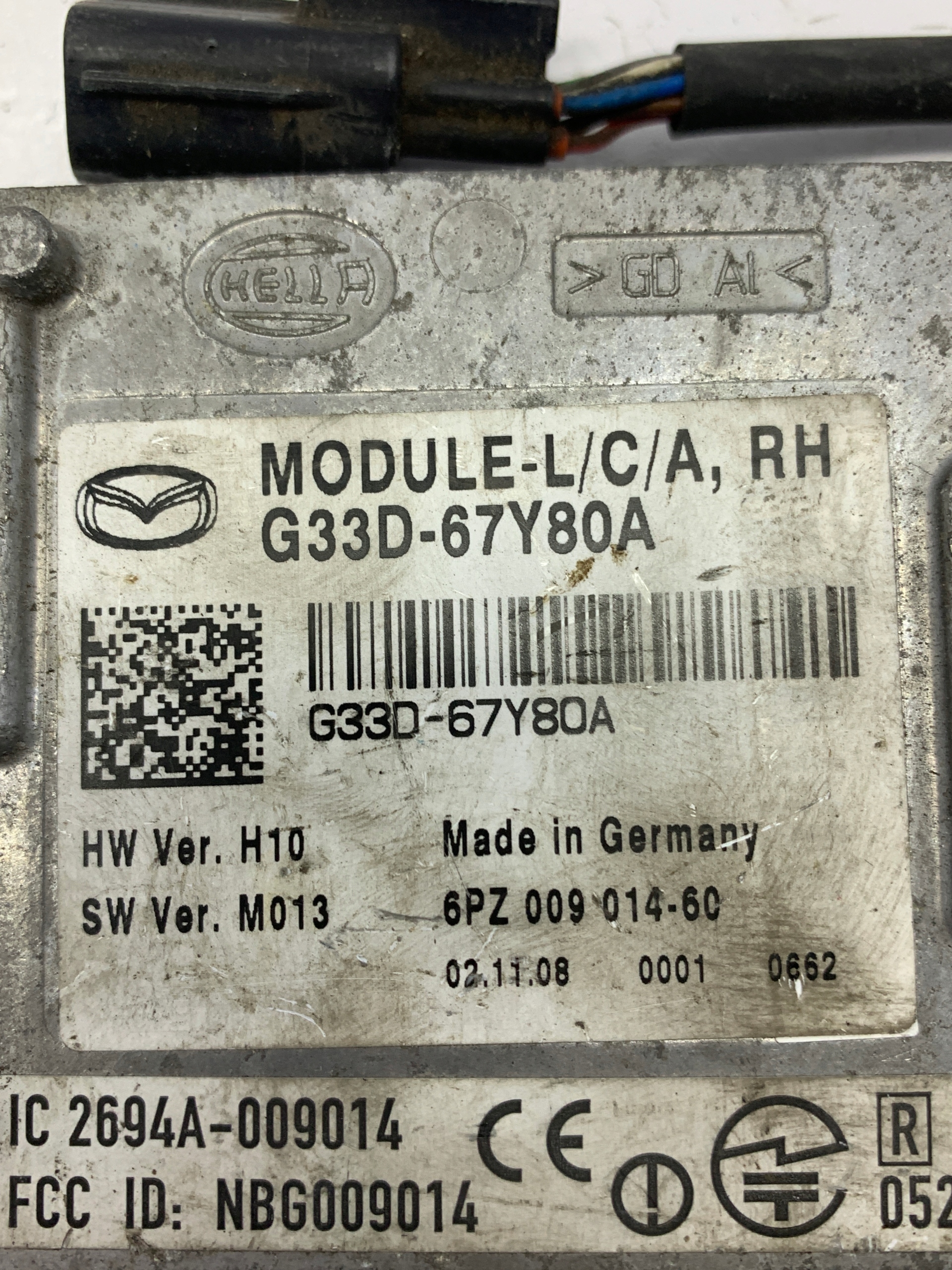 modulo STEROWNI G33D-67Y80A MAZDA