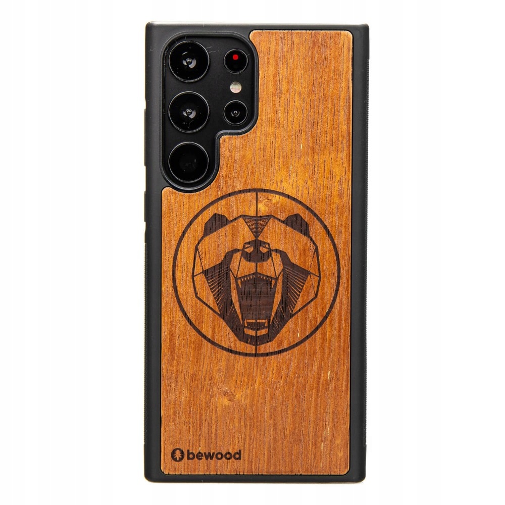 Pouzdro Bewood pro Samsung Galaxy S23 Ultra Medvěd Merbau