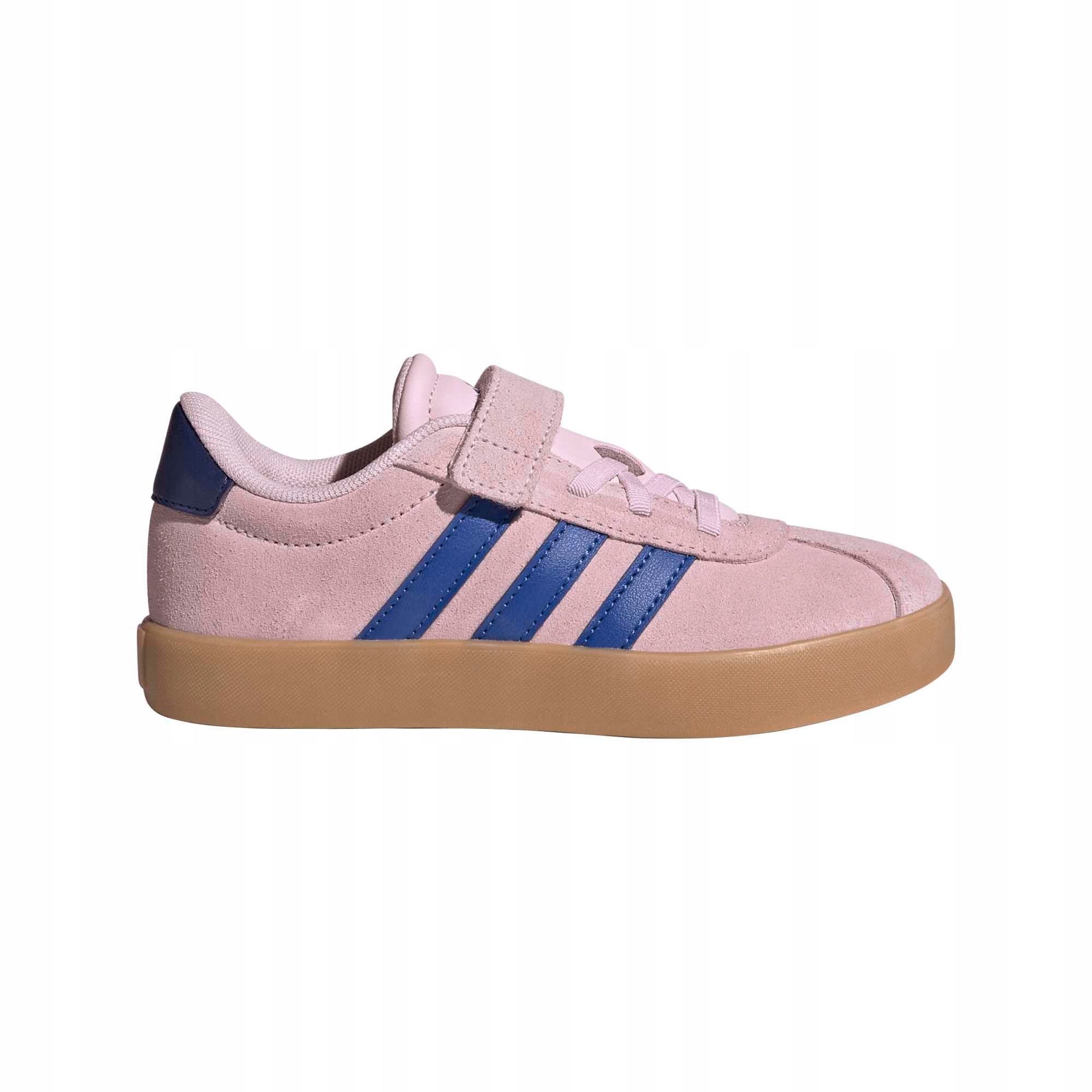 Buty damskie dziewczęce adidas VL Court 3.0 KI6494 różowe zamsz rzep 31