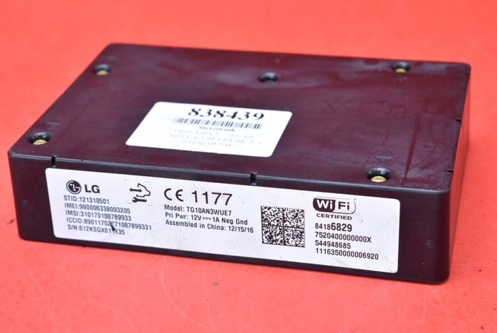 control unit module WI-FI 84186829 OPEL ASTRA 5 V K 15-20