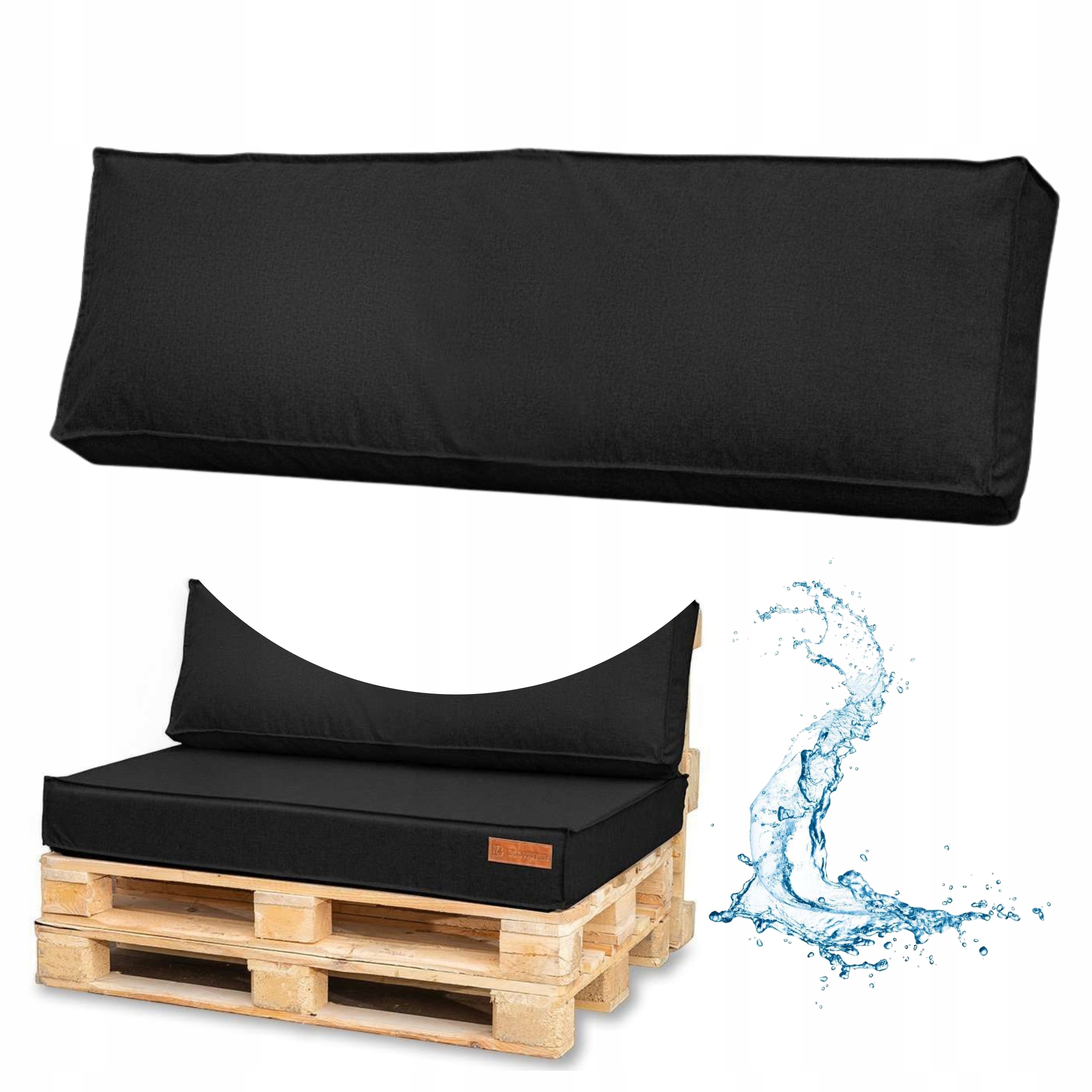 Polštář zahradní Poduška na nábytek z europalet Opěradlo Voděodolný Blomster