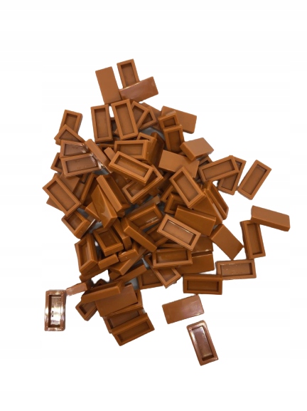 

Lego 3069B Ciemnopomarańczowy Płaski Kafelek 1X2