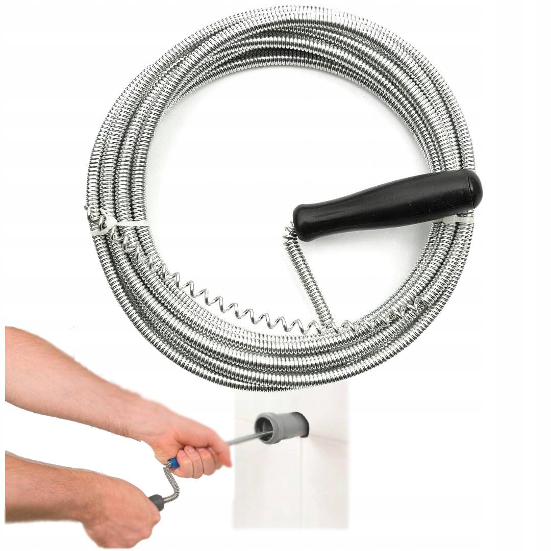 SPRĘŻYNA SPIRALA DO PRZEPYCHANIA RUR ŻMIJKA 3M