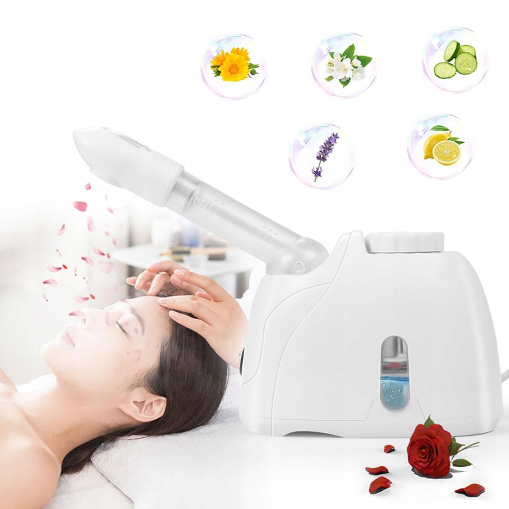 Inhalátor Parní Sauna Na Obličej Zvlhčovač Čištění Pórů Péče