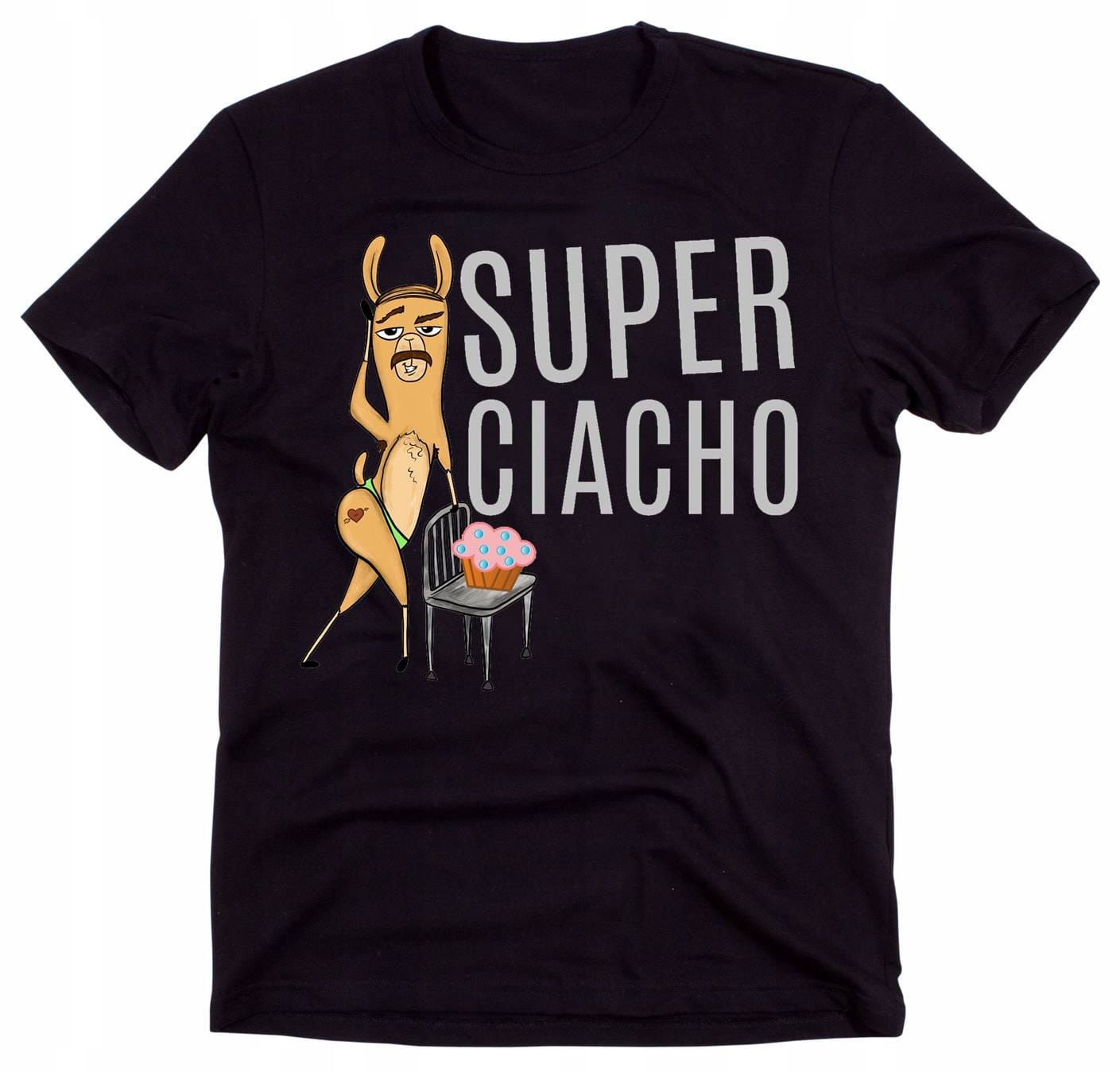 

T-shirt koszulka śmieszna super ciacho roz XXXL