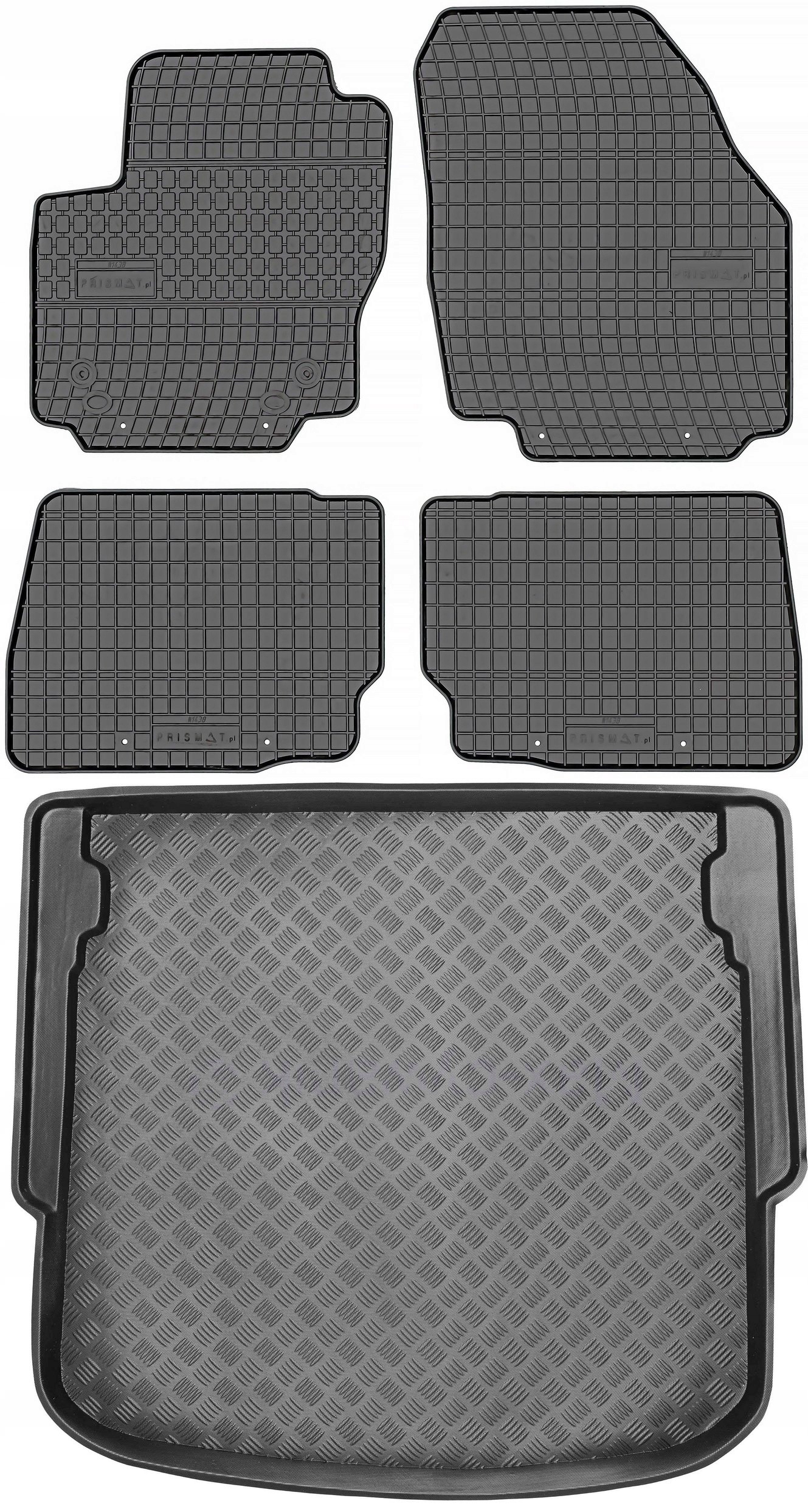 Коврики Max-Коврик резиновые 17018+1438 5 el.