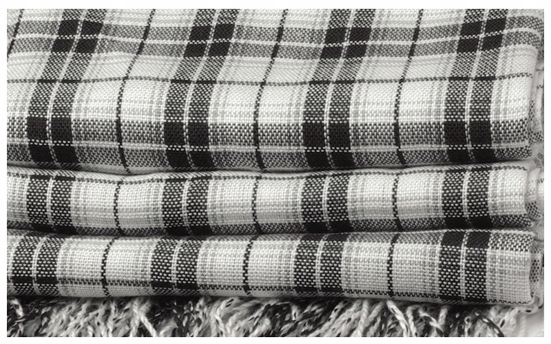 

Duży Szal XXL 200x70 Szalik Długi w Kratkę Greg a3