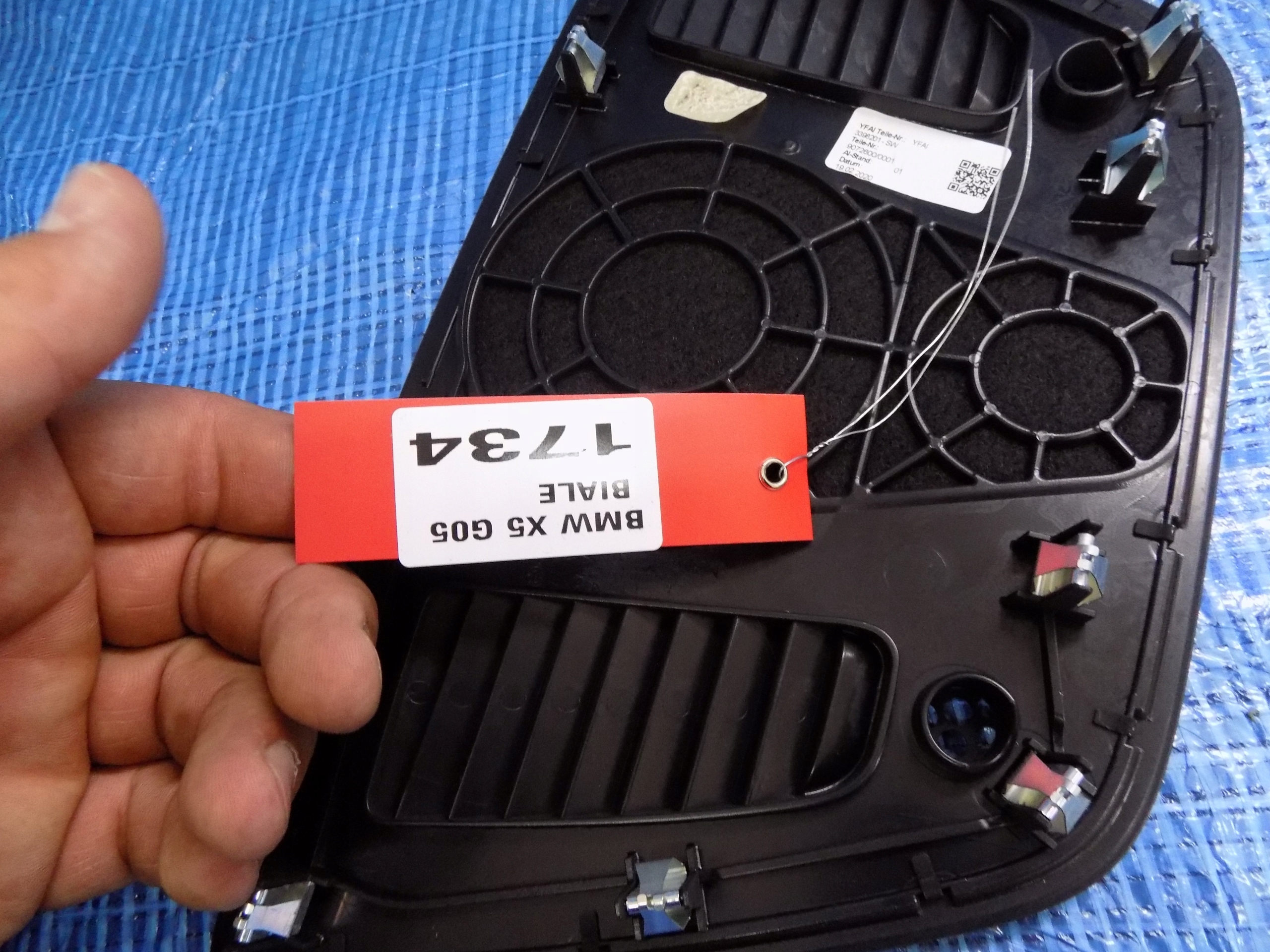 fedél fedél táblák BMW X5 G05 45E 20R