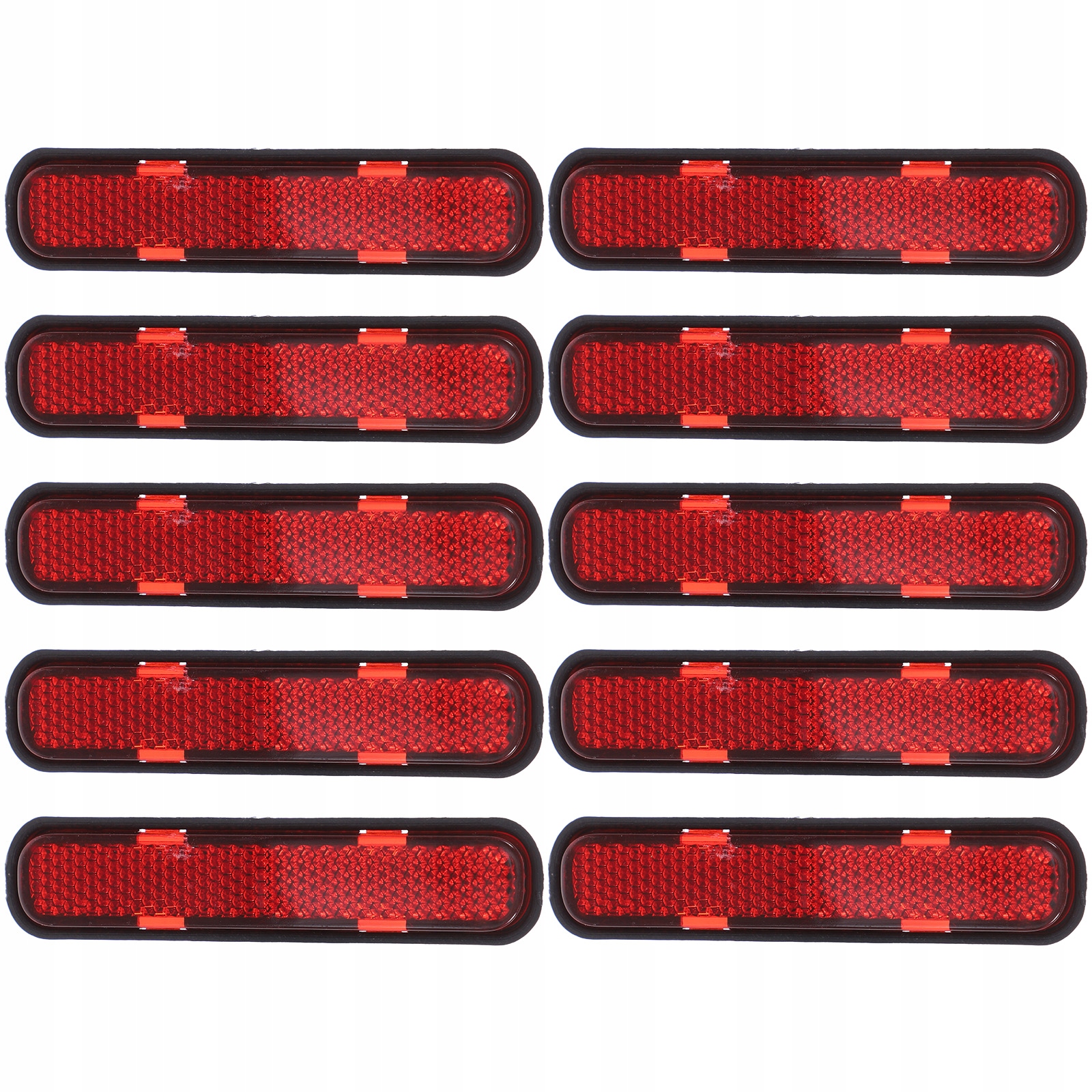 ODBLASKI PRZYCZEPY DO BRAM PODJAZDOWYCH SAMOCHODÓW AKUMULATOROWYCH MORSKICH 10 SZT