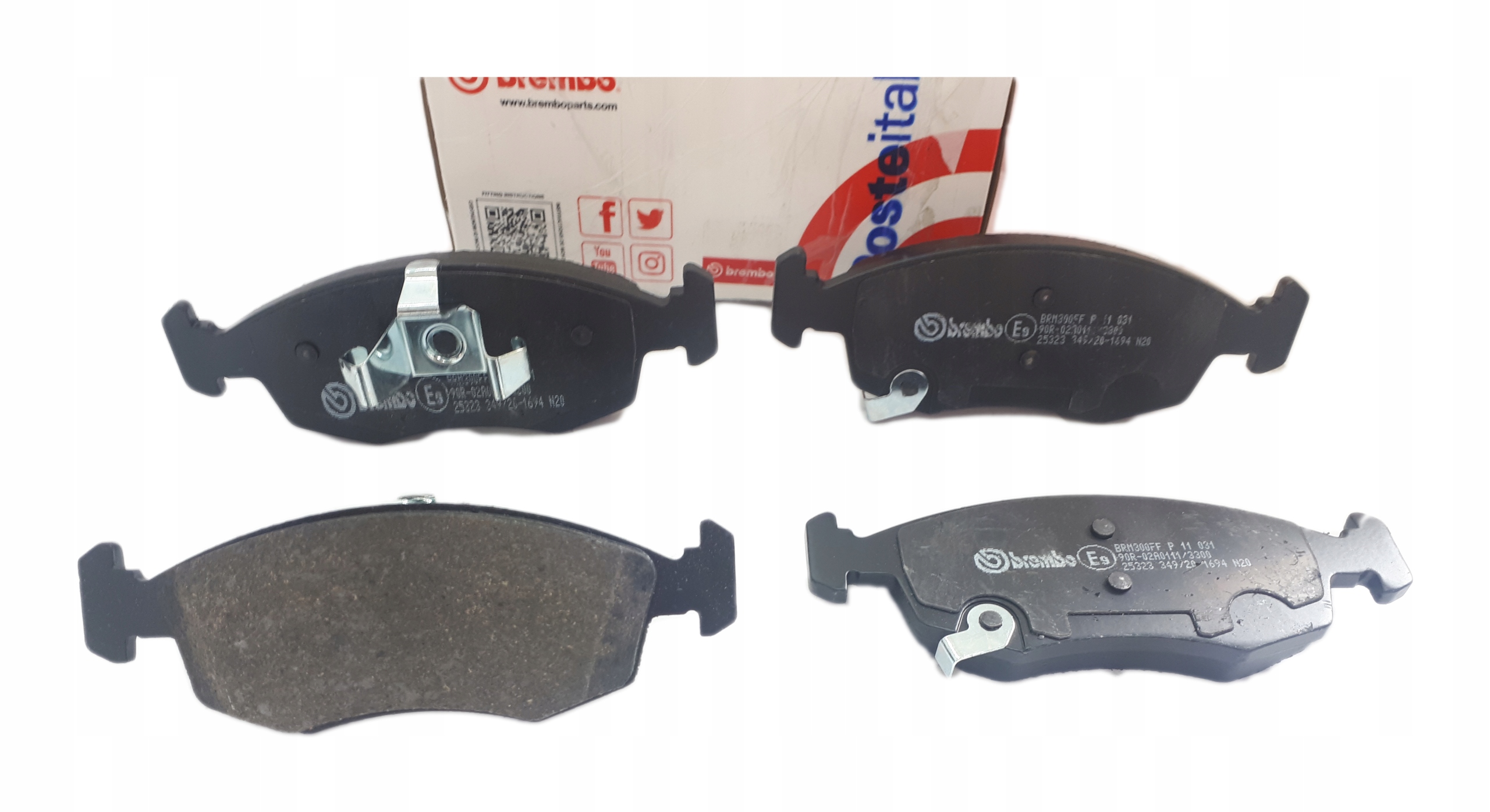 KLOCKI HAM PRZOD CHRYSLER YPSILON LANCIA YPSILON