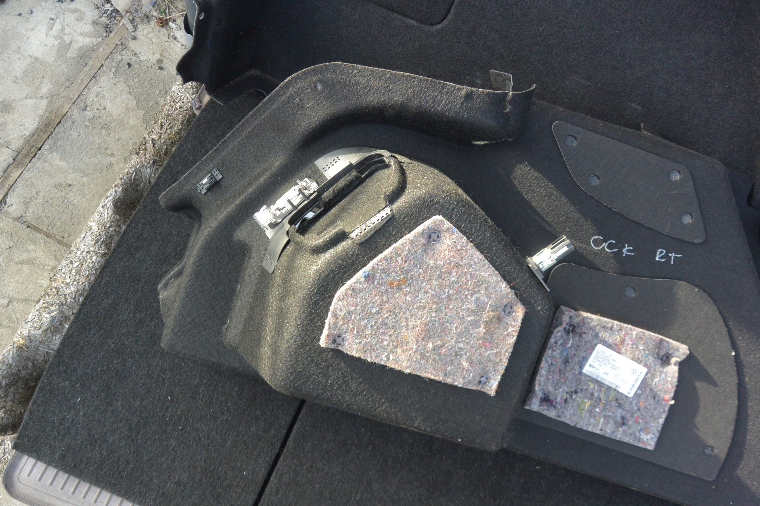 boot upholstery upholstery KPL right left rear part VW PASSAT CC KPL