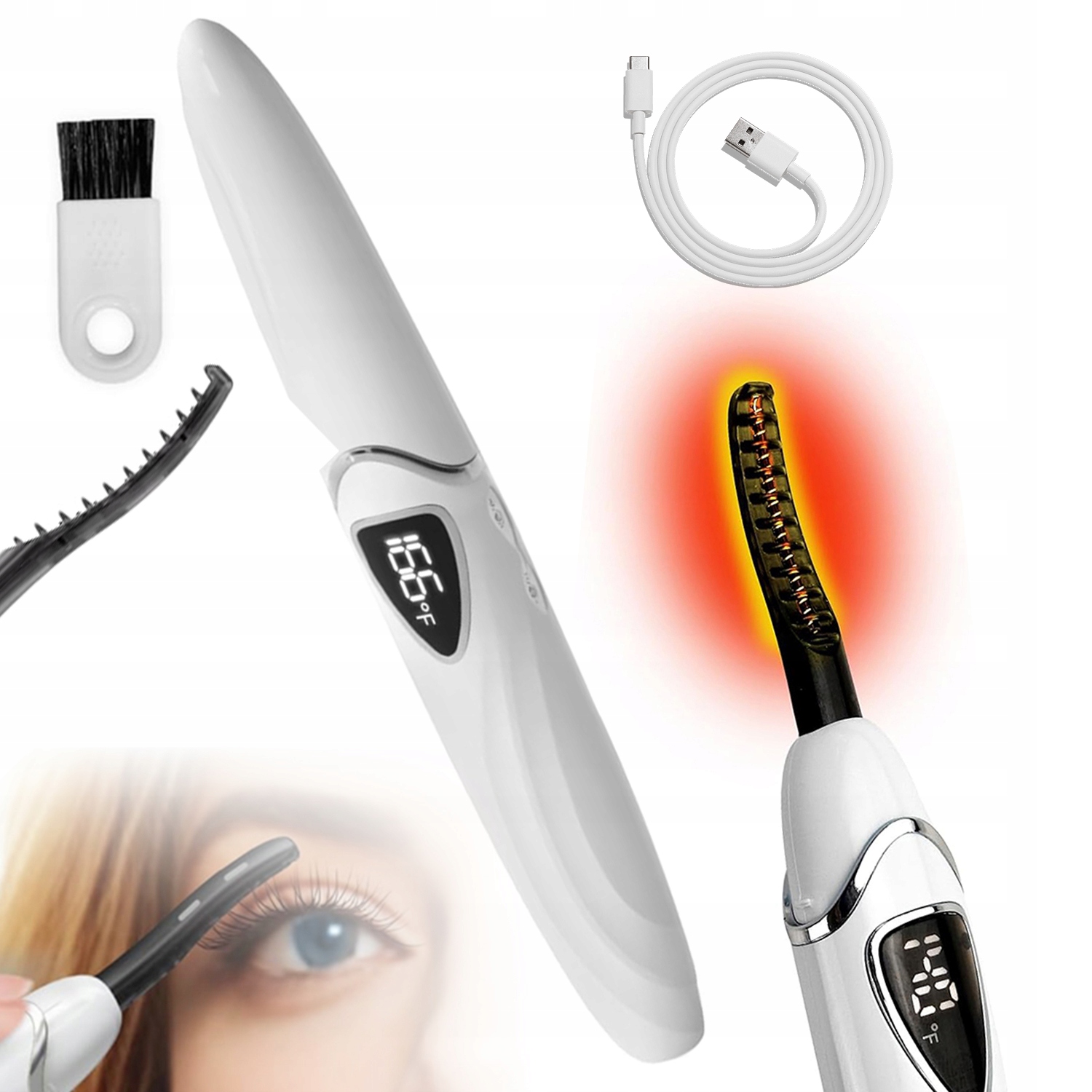 Inteligentní Řasenka S Dlouhotrvajícím Efektem Natočení 60 Až 90 °C