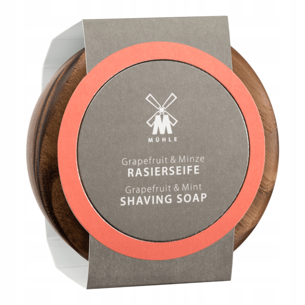 Muhle Grapefruit & Mint Shaving Soap – mýdlo na holení v dřevěném kelímku