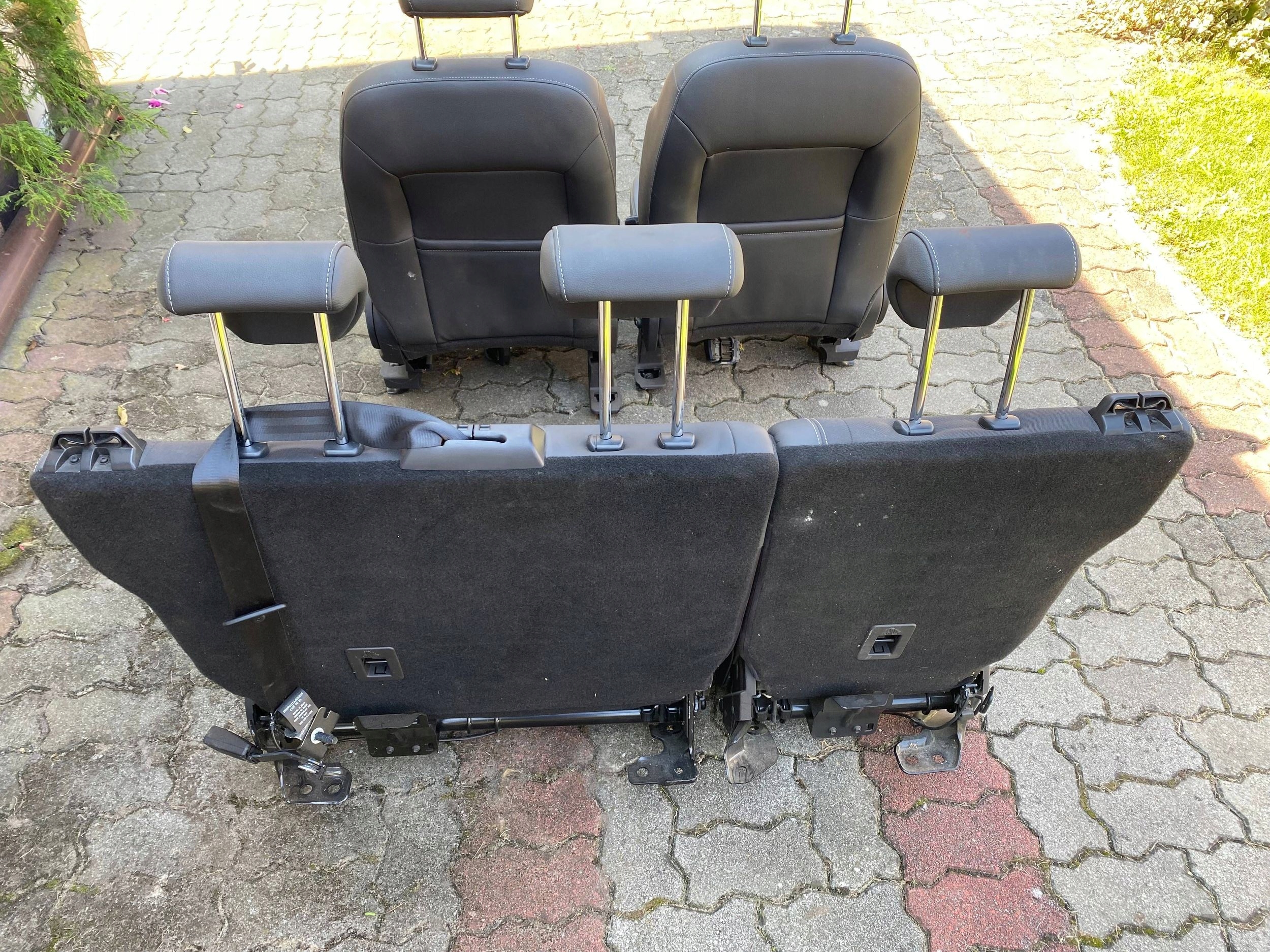 FORD KUGA MK2 LIFT seats front rear part semi leather manually EUROPA