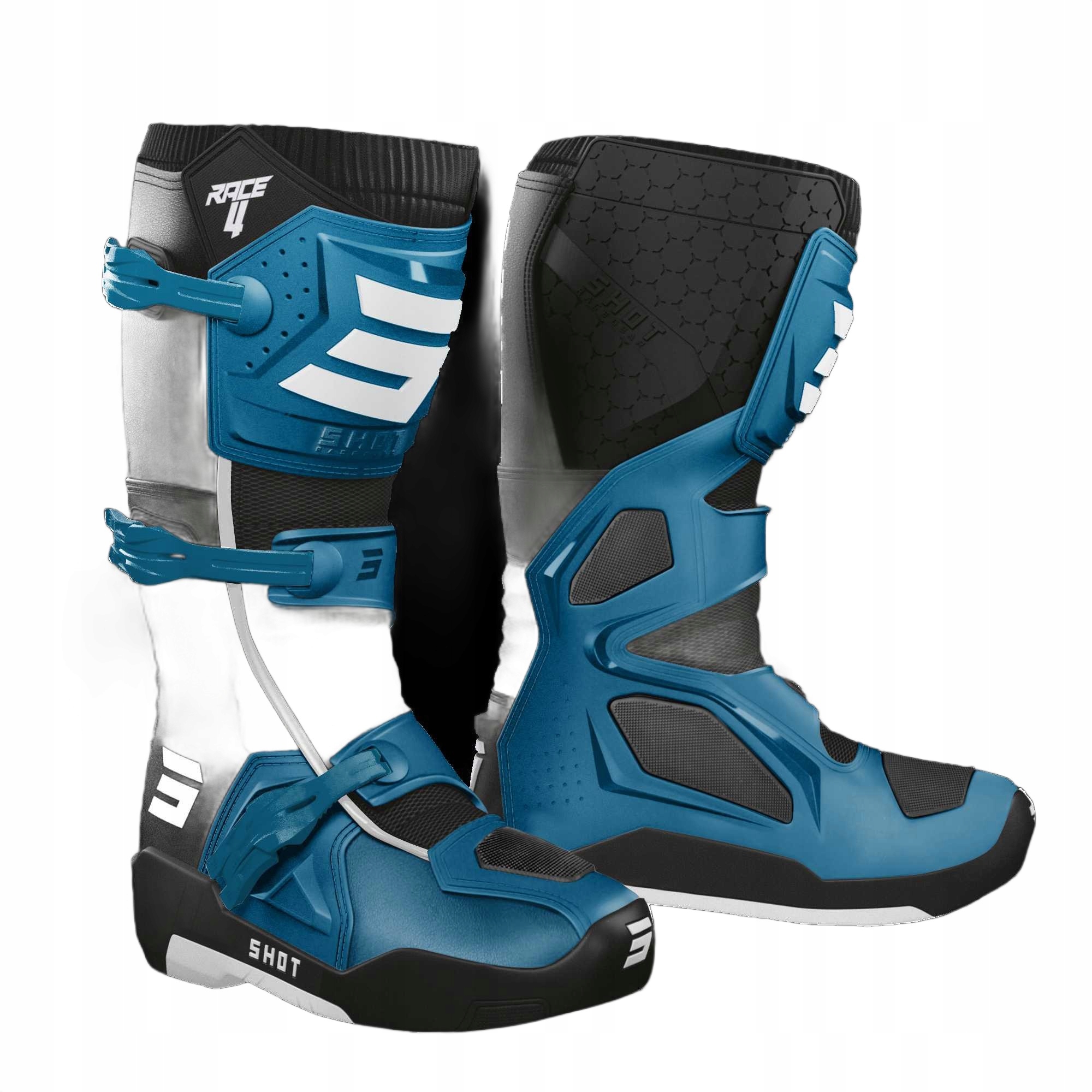 Topánky Na Crossovú Štvorkolku Shot Race 4 Blue 45 A05-24C-A01-45