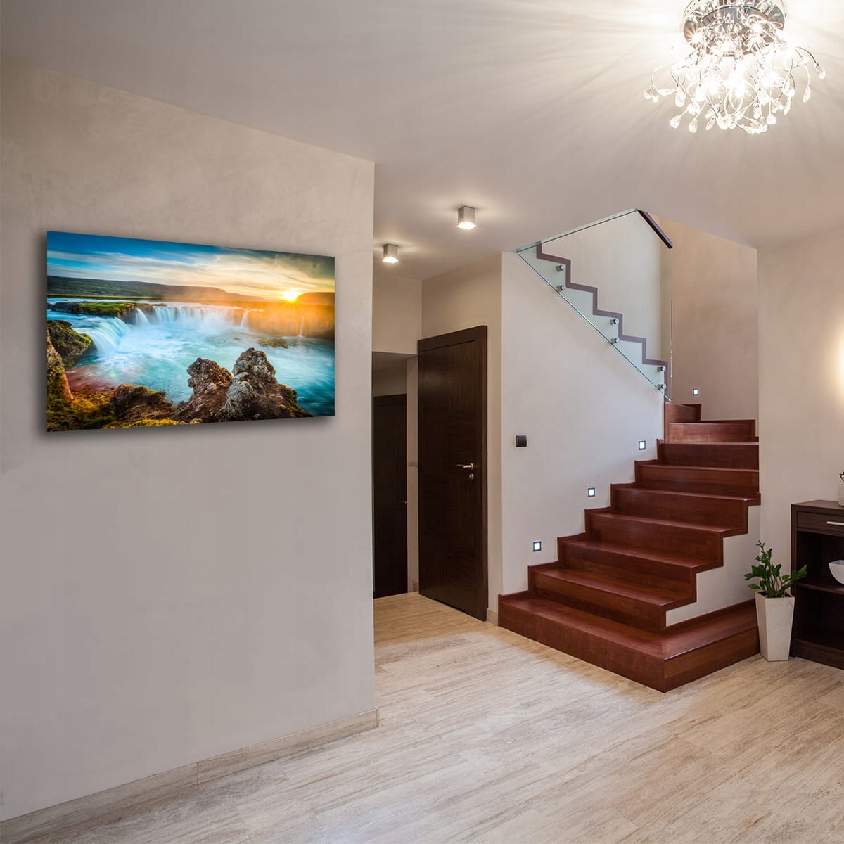 Panel Szklany Wodospady 69637634 140x70 Marka Libret