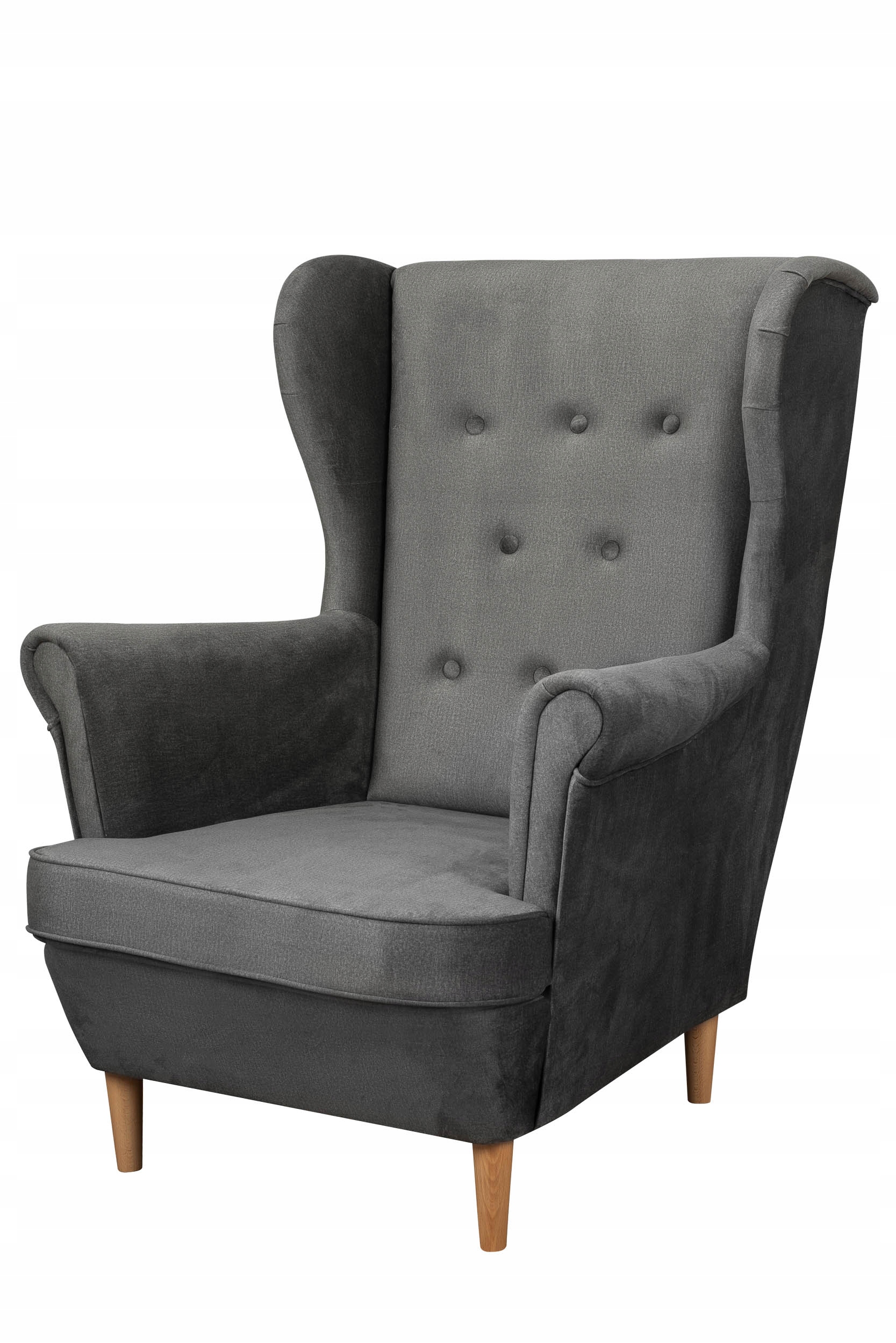 Pohodlné Křeslo Uszak Skandinávský Styl Floki Grafit