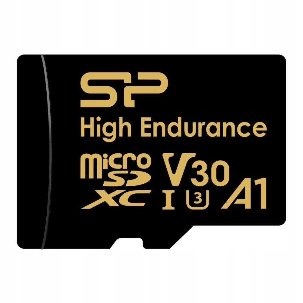 Silicon Power microSDXC 256GB High Endurance V30 U3 A2 adapter