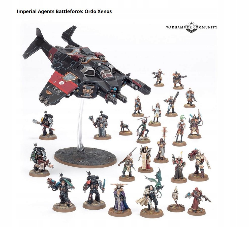 WARHAMMER 40K - IMPERIAL AGENTS BATTLEFORCE ORDO XENOS EAN (GTIN) 5011921218707