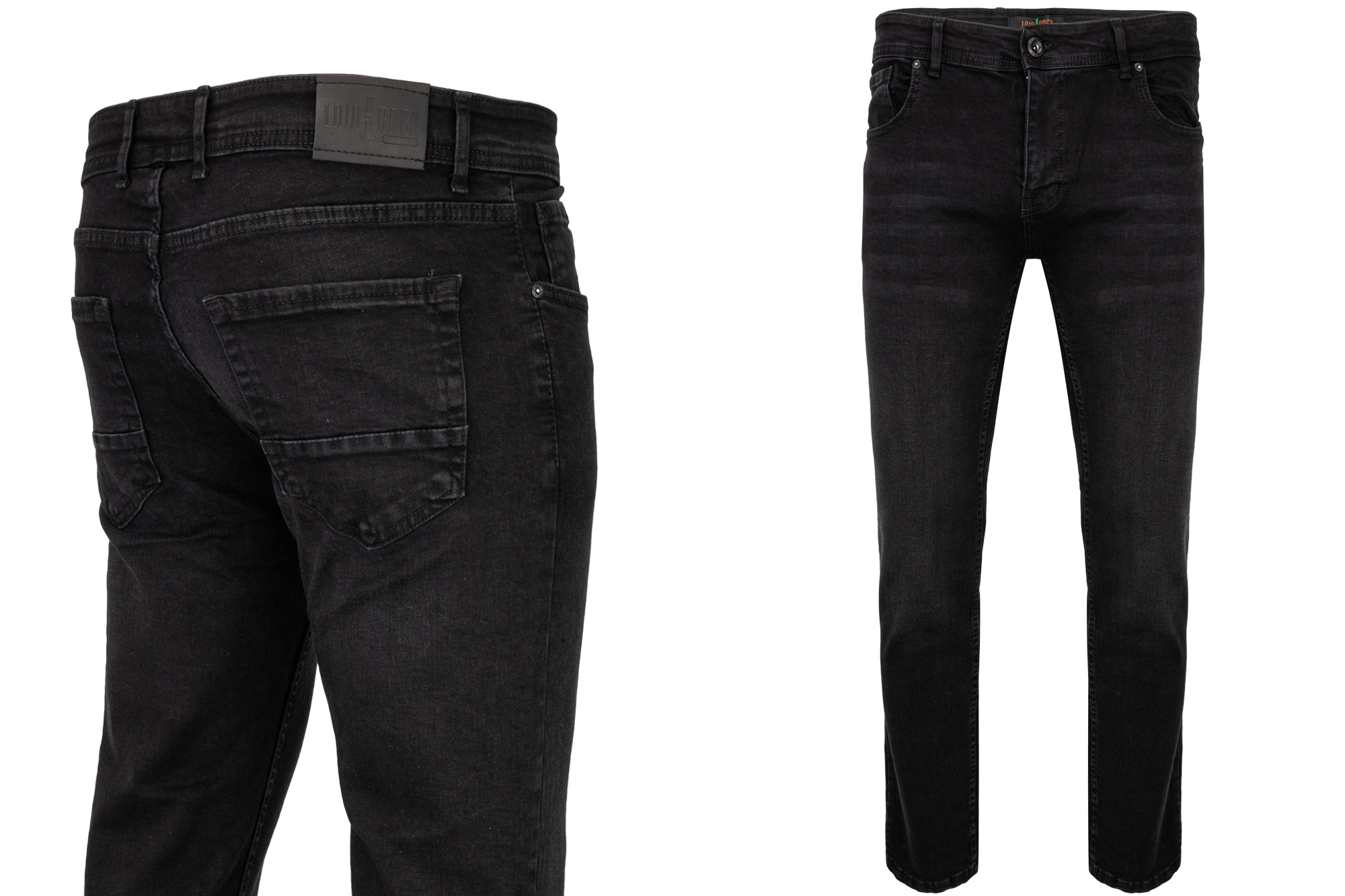 Pánské Černé Džínové Kalhoty S Klasickým Slim Fit Elastanem 29/32