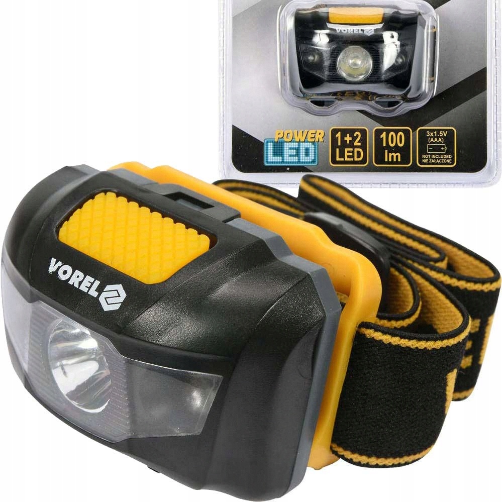 Latarka lampa czołowa czołówka Power Led 1W