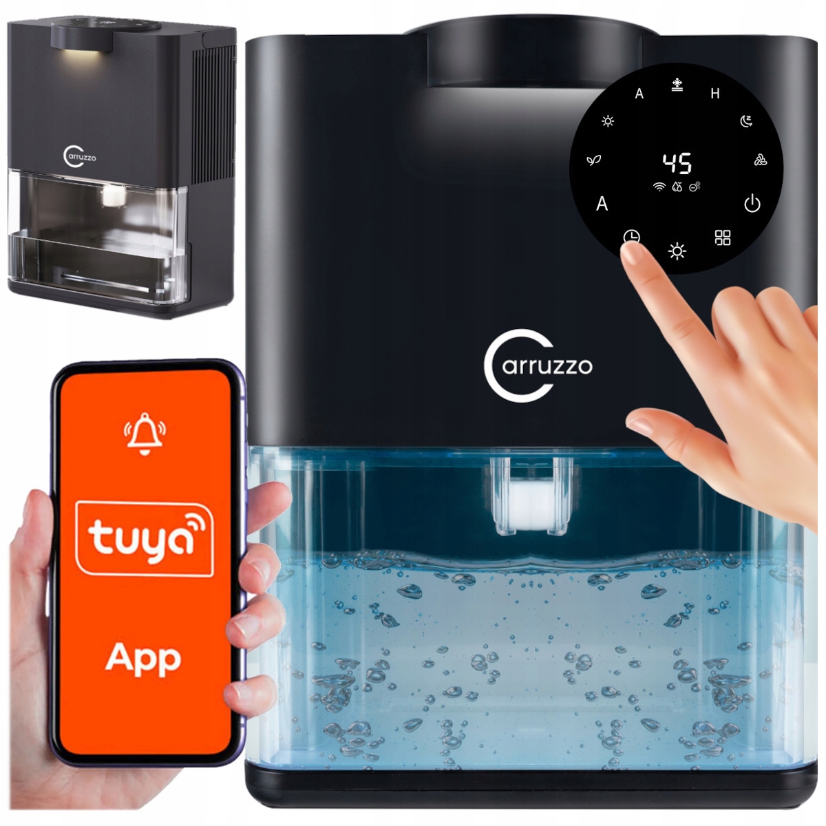 OSUSZACZ POWIETRZA POCHŁANIACZ WILGOCI SMART WIFI FILTR HEPA OCZYSZCZACZ