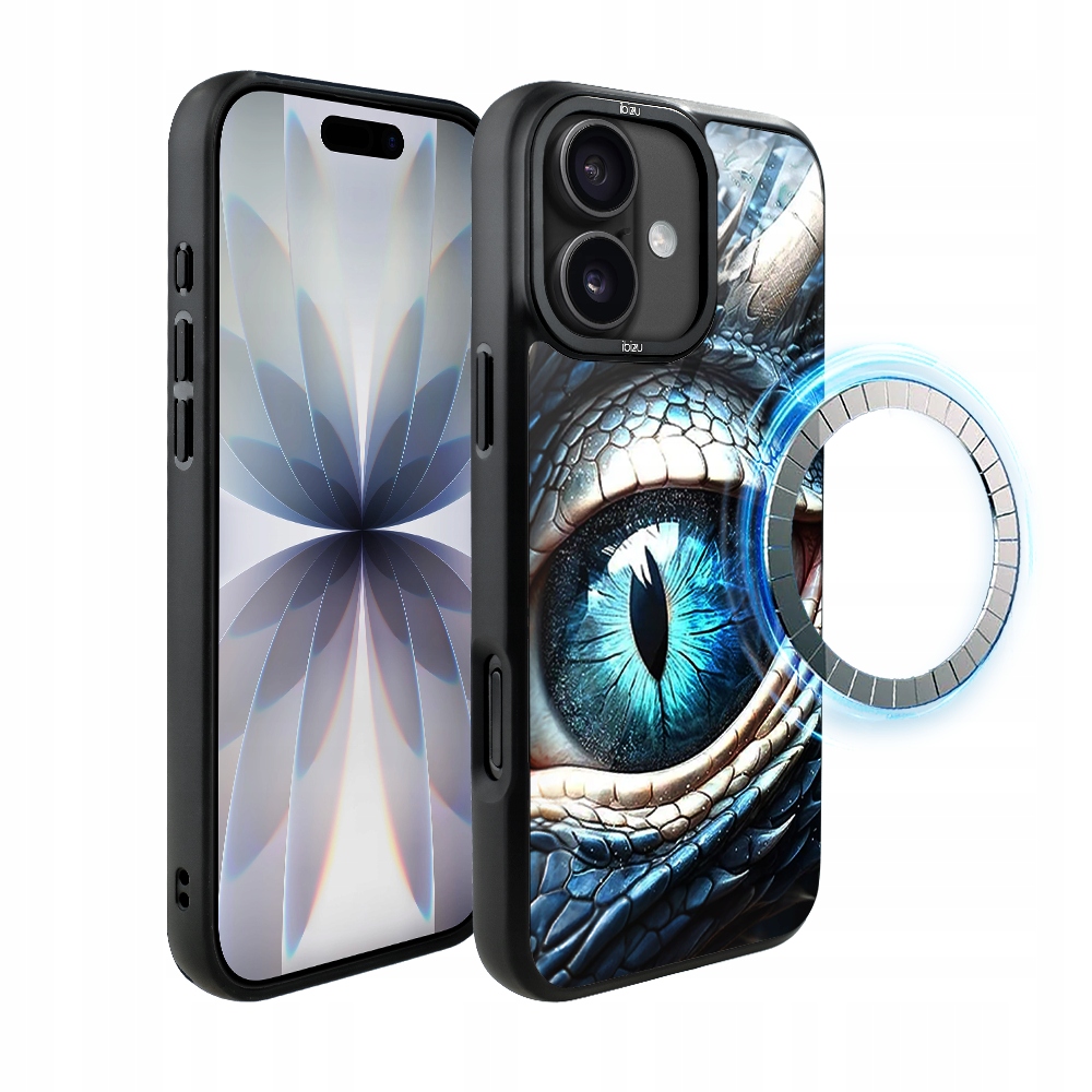 Pouzdro pro iPhone 17 Ibizu DropGuard Matt s MagSafe, oko ledového draka