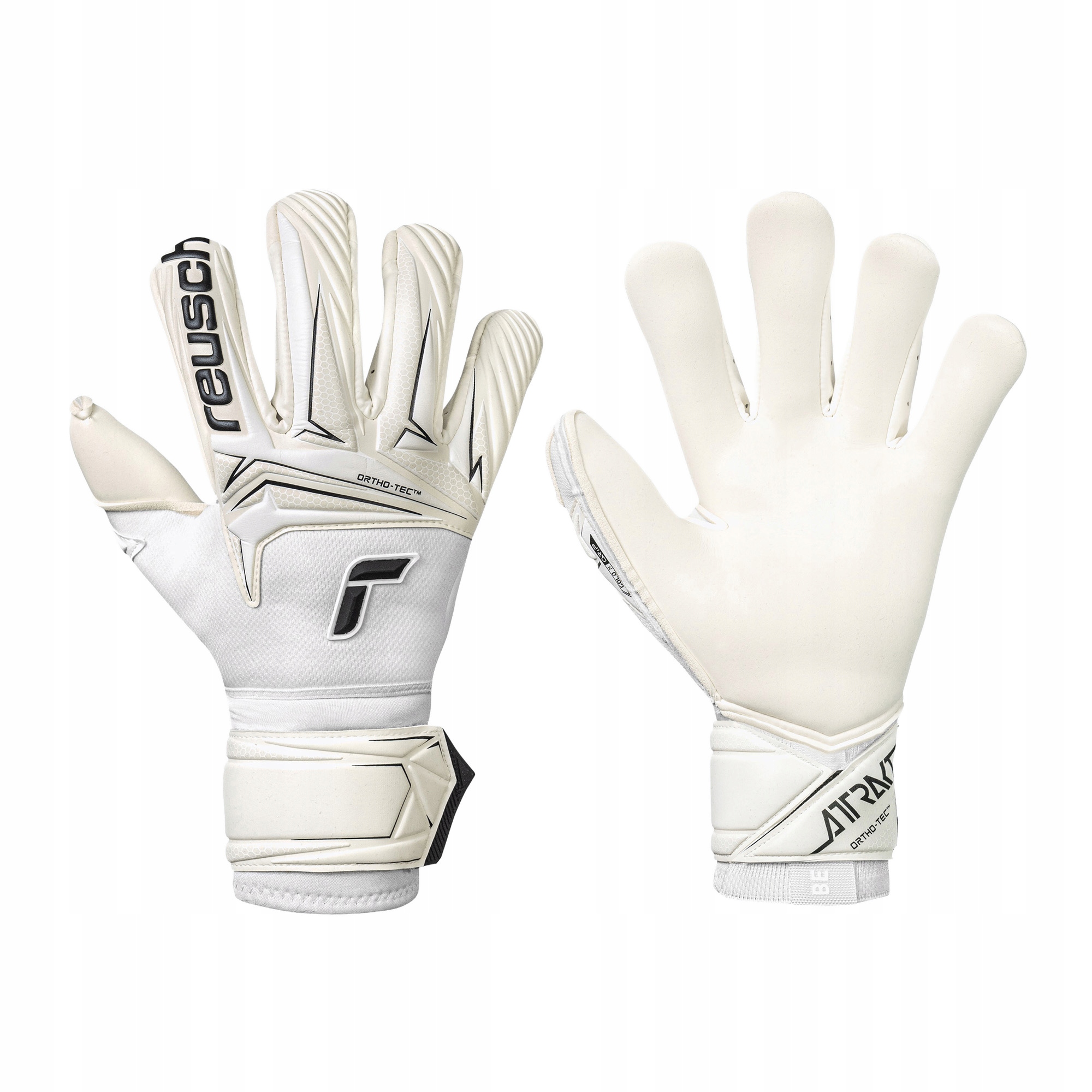 Rękawice bramkarskie Reusch Attrakt Gold X Ortho-Tec white