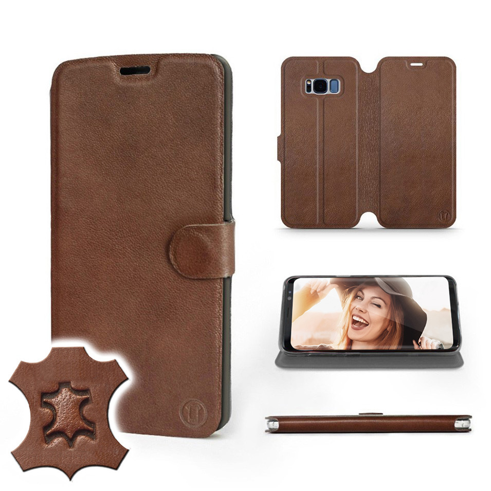 

Etui Mobiwear do Samsung Galaxy S8 - Brown Leather