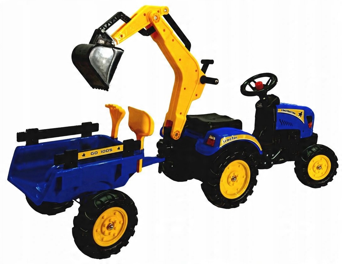 

Traktor na pedały z przyczepą i ładowaczem