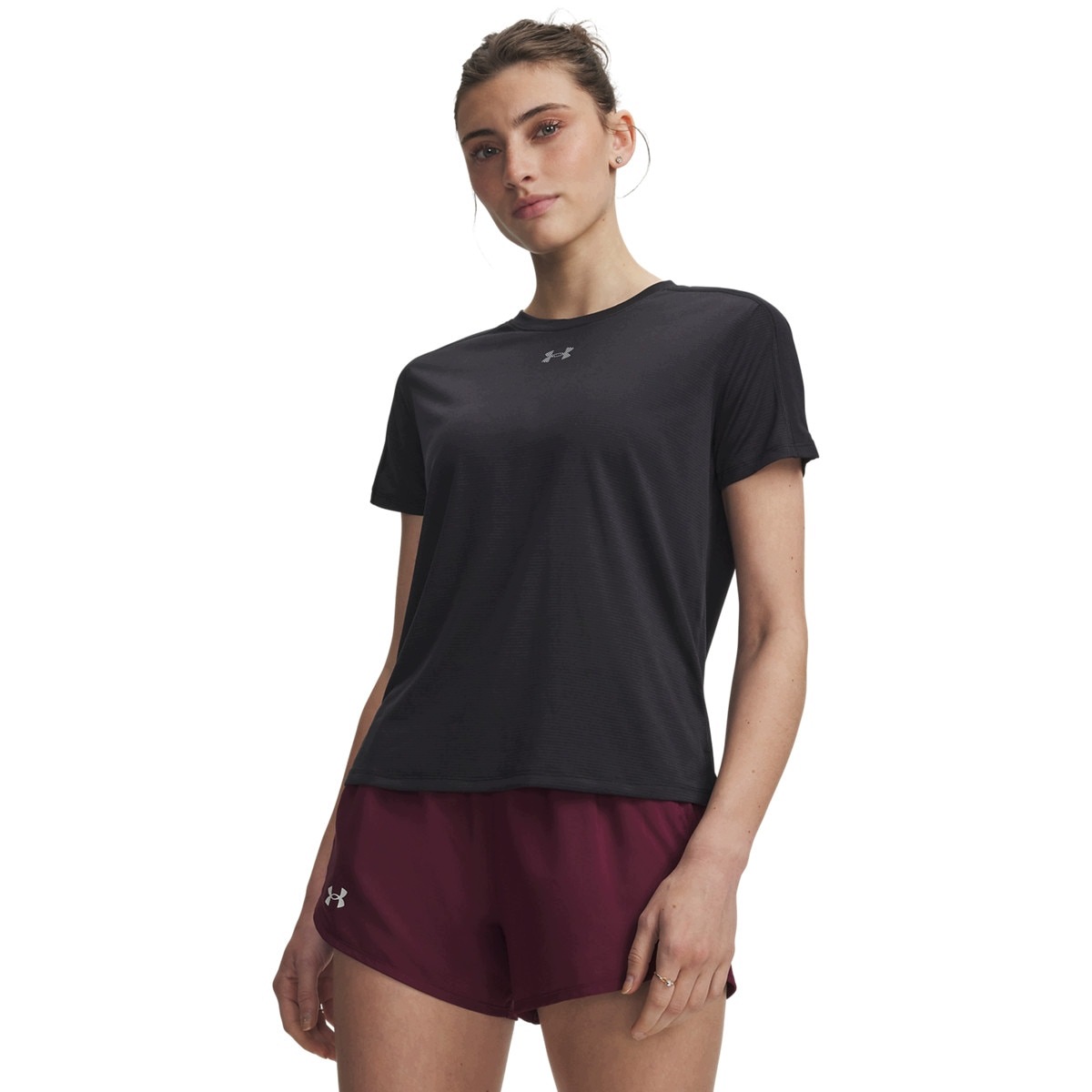 Damska koszulka do biegania Under Armour Ua Velociti Reflect Czarny M