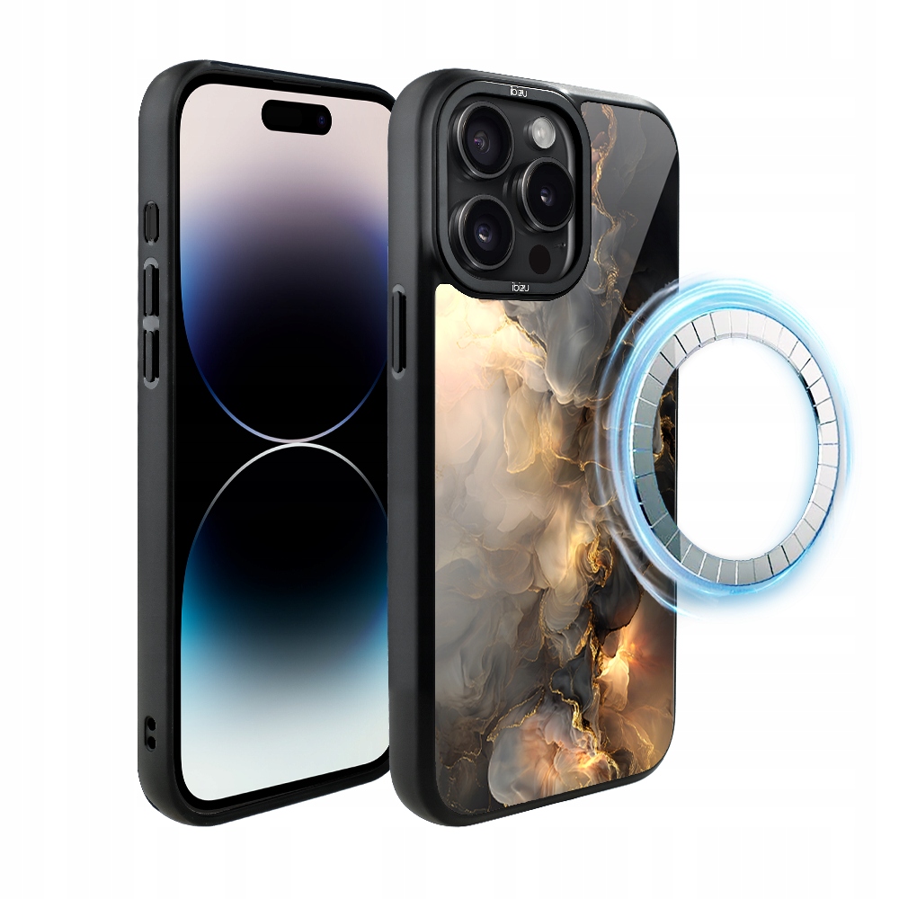 Pouzdro pro iPhone 14 Pro Max Ibizu DropGuard Matt s MagSafe, Stardust