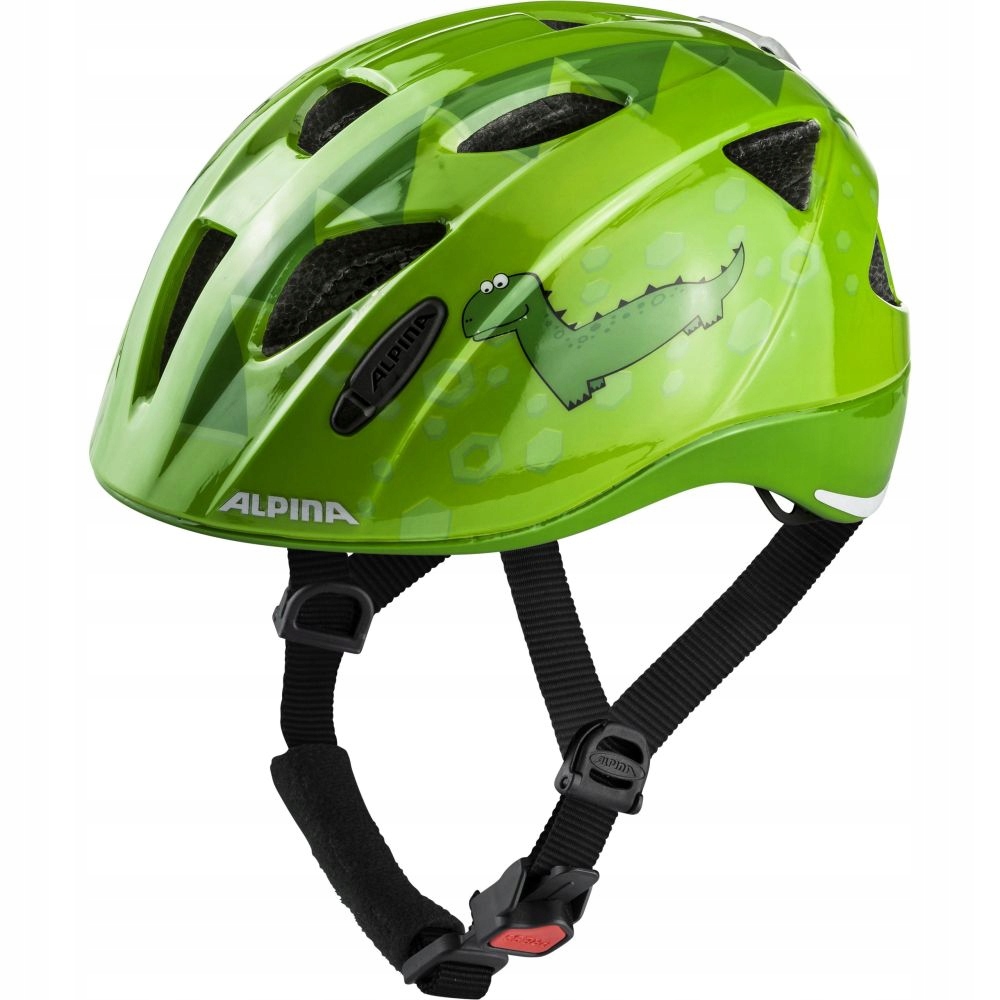 Dětská cyklistická přilba Alpina Ximo Flash Green Dino Gloss 49-54