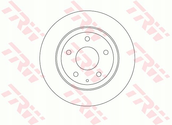 Tarcze Klocki TRW P+T MAZDA 6 GJ el. ręczn Numer katalogowy części DF8052