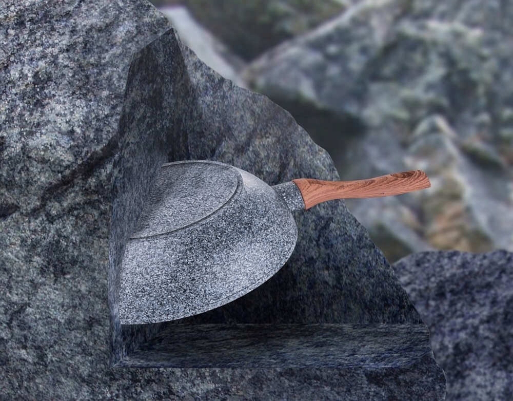 Patelnia wok BERLINGER HAUS Forest Line BH/1204N Typ powłoki marmurowa