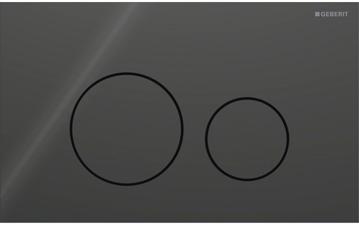 Geberit Splachovacie Tlačidlo SIGMA40, Čierne