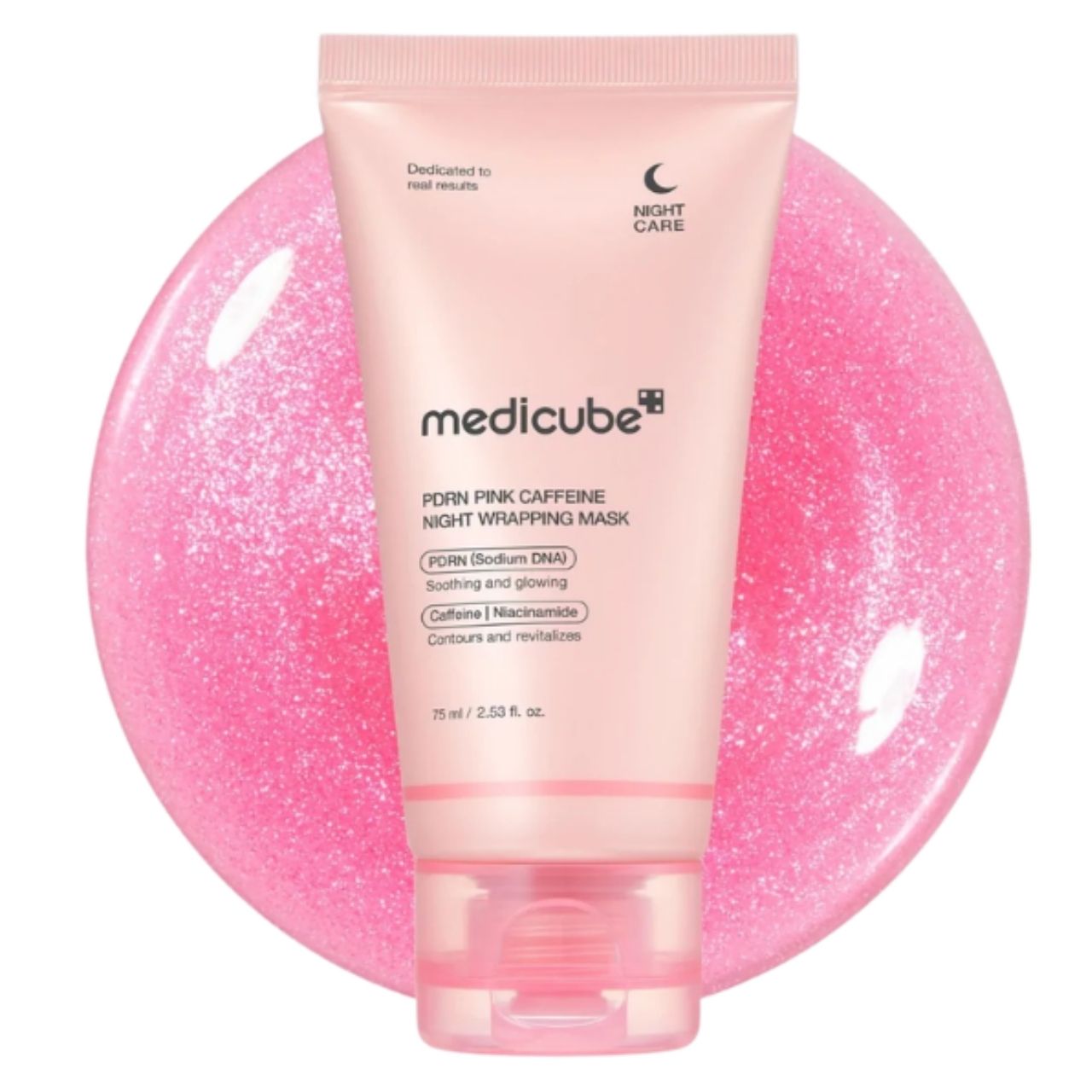 Pdrn Pink Caffeine Noční hydratační maska Regeneruje 75 ml
