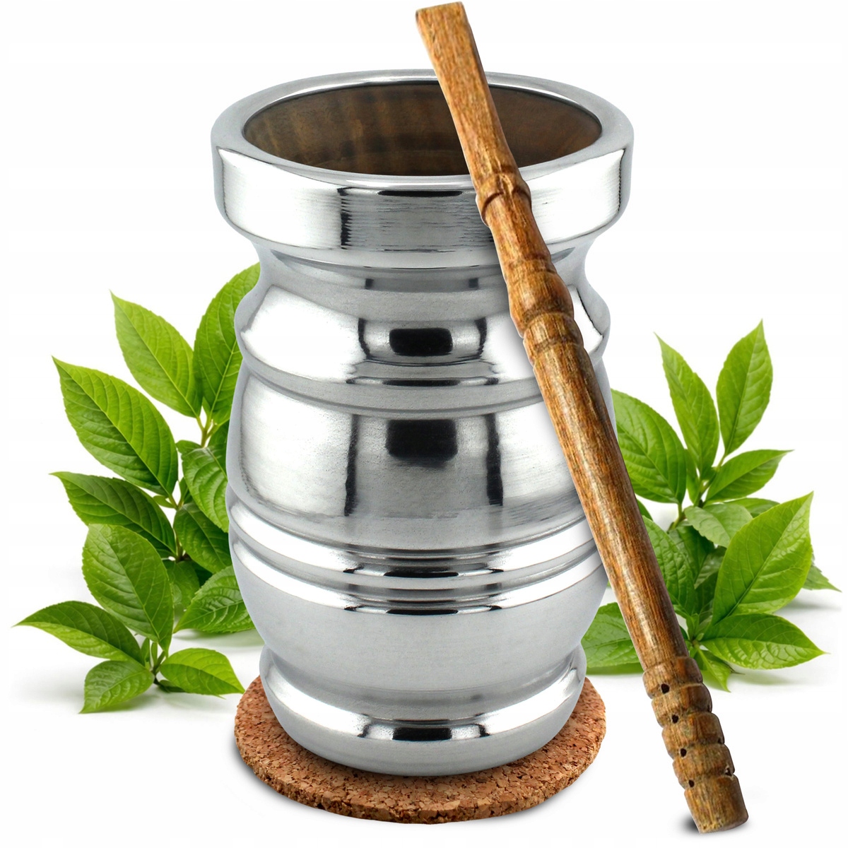 Zestaw Yerba Mate Matero Palo Santo 230 ml Drewniana Bombilla 18 cm