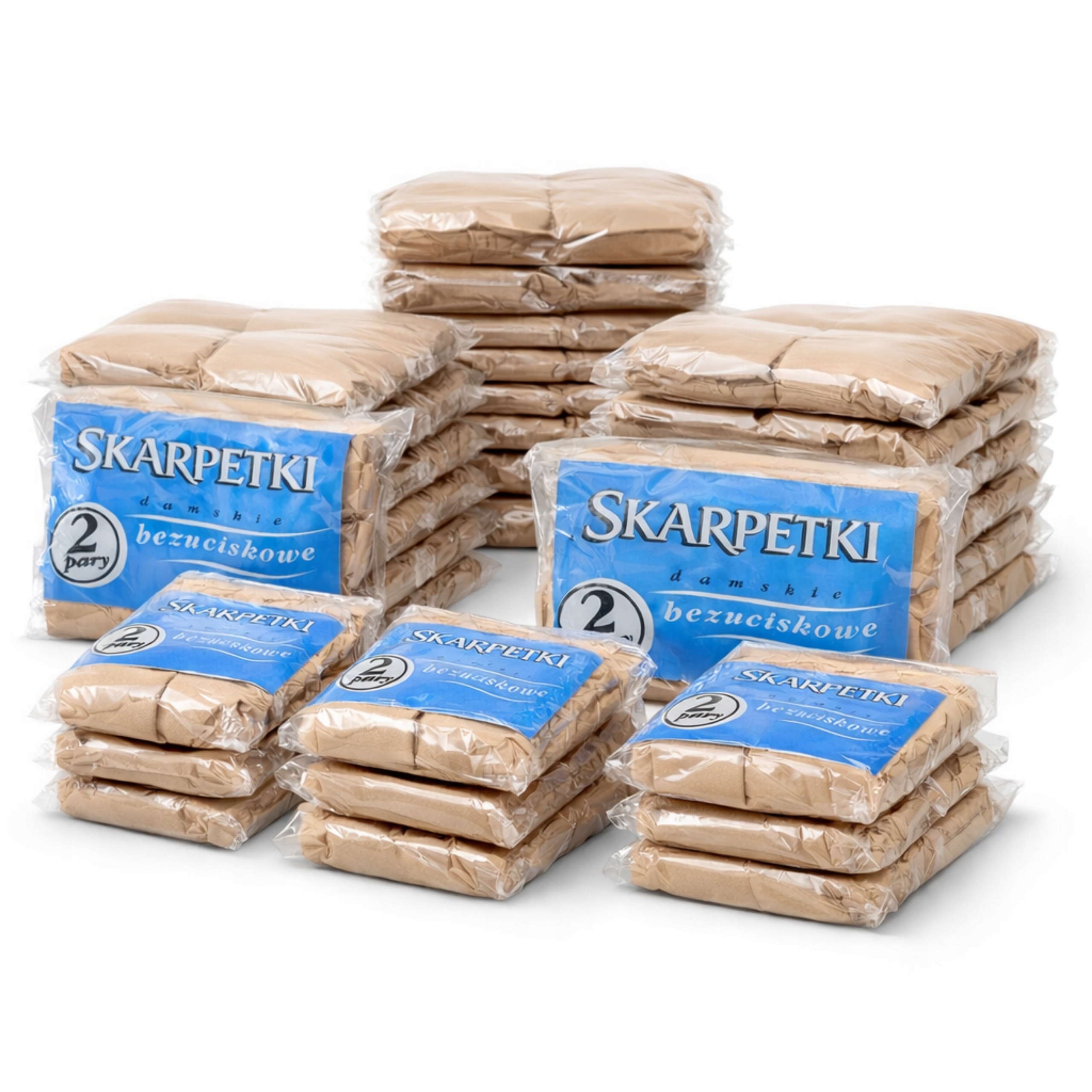 Velkoobchod 100 párů ponožky 20 Den béžové univerzální