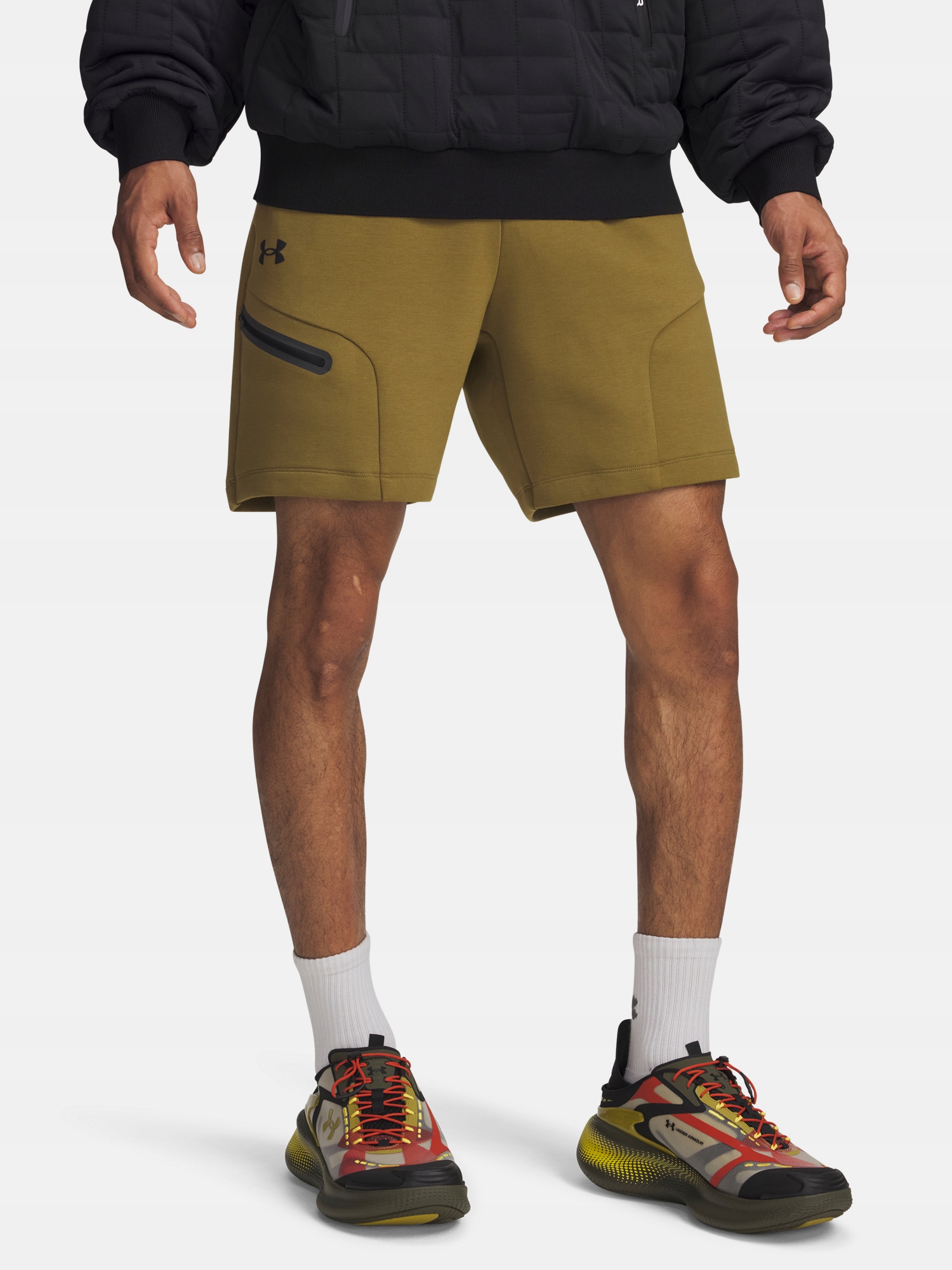 Under Armour Pánské kraťasy Under Armour Ua Unstoppable Flc Shorts-GRN