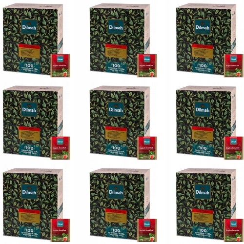 9x Herbata czarna Dilmah English Breakfast