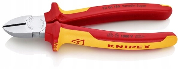 Boční štípací kleště Vde 180 mm Knipex 70 06 180