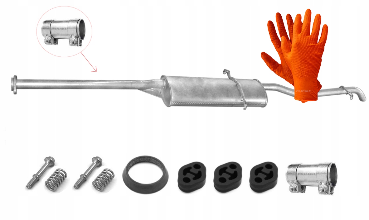 MERCEDES A KLASA A140 A160 190 W168 (1998-2004) TŁUMIK KOŃCOWY