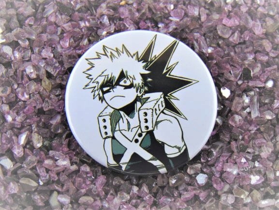 Przypinka Boku no Hero Academia Bakugou wzór2 58mm EAN (GTIN) 5903824535503
