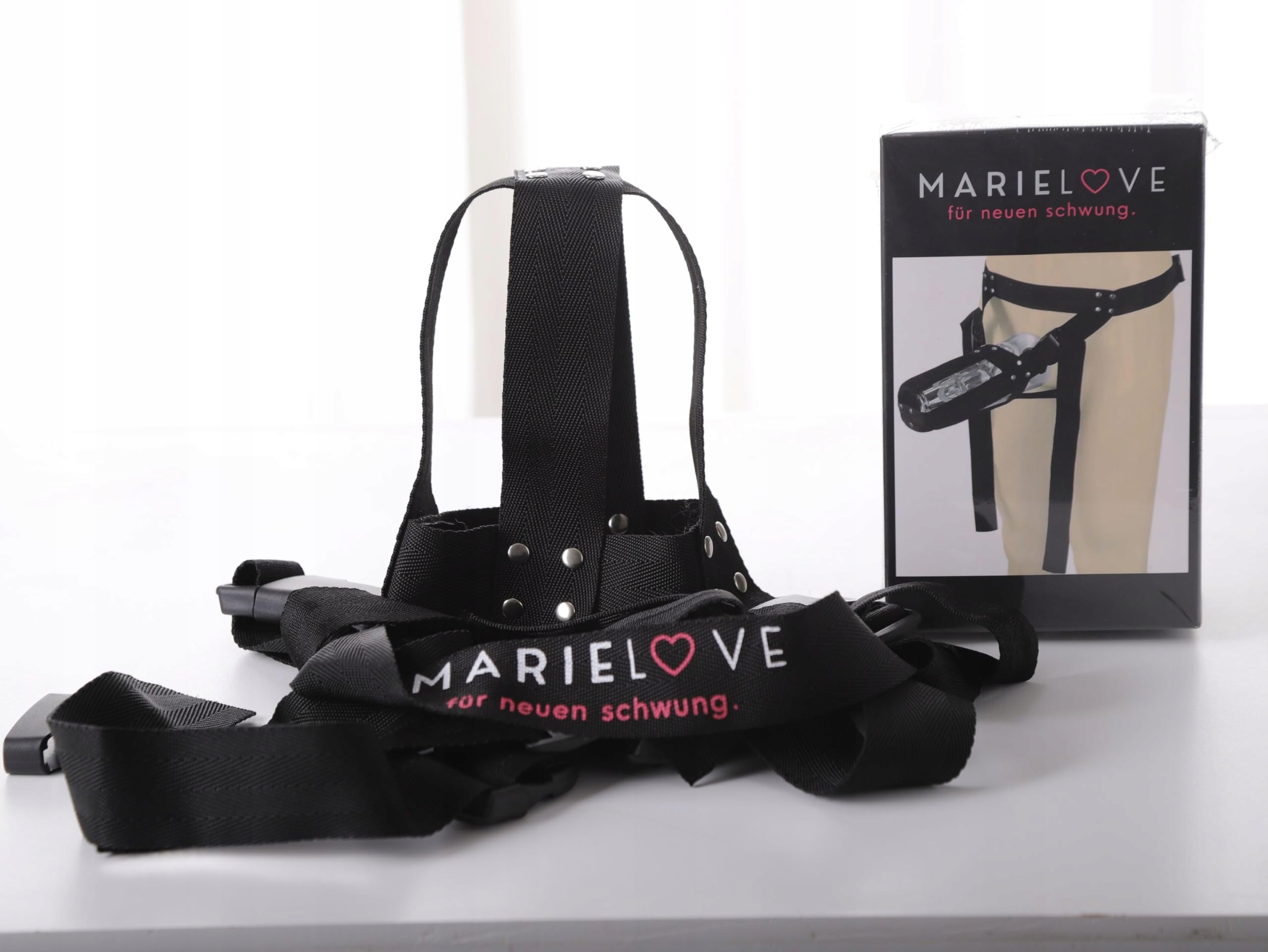 BDSM Pas Do Unieruchamiania Masturbator Bondage SM Sztuczna Pochwa Zabawka — miniatura 5