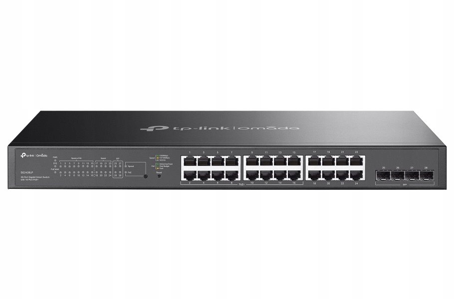 TP-Link SG2428LP, Omada 28-Port Gigabit Smart Switch 16-Port PoE+, 16 Glan